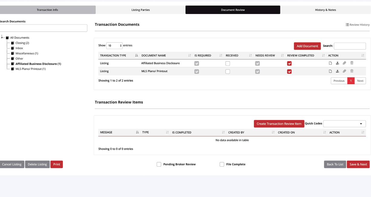 screenshot of RealSmart Broker